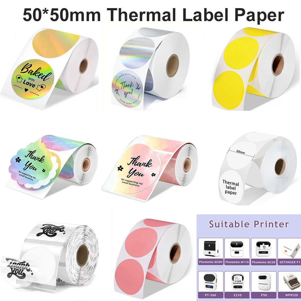 Commercial Printing Machine - 1 rouleau de papier thermique rond