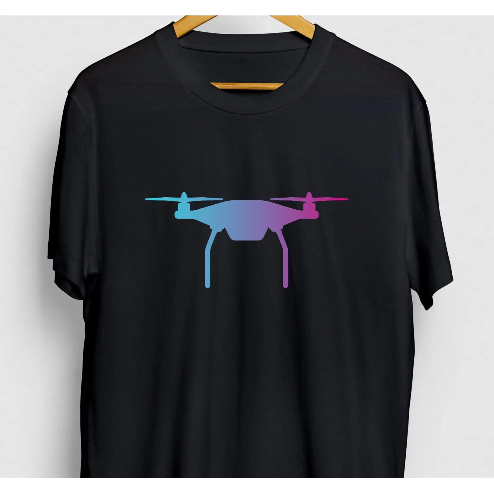 Commercial Printing And Graphics - T-shirt Commercial Drone Funny PiloT Vaporvawe