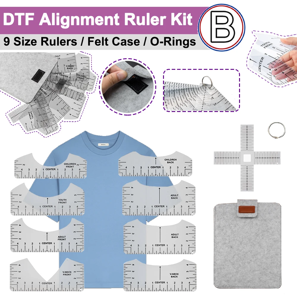 Pretreatment Machine Dtg - Kit de règle d'alignement DTF DTG