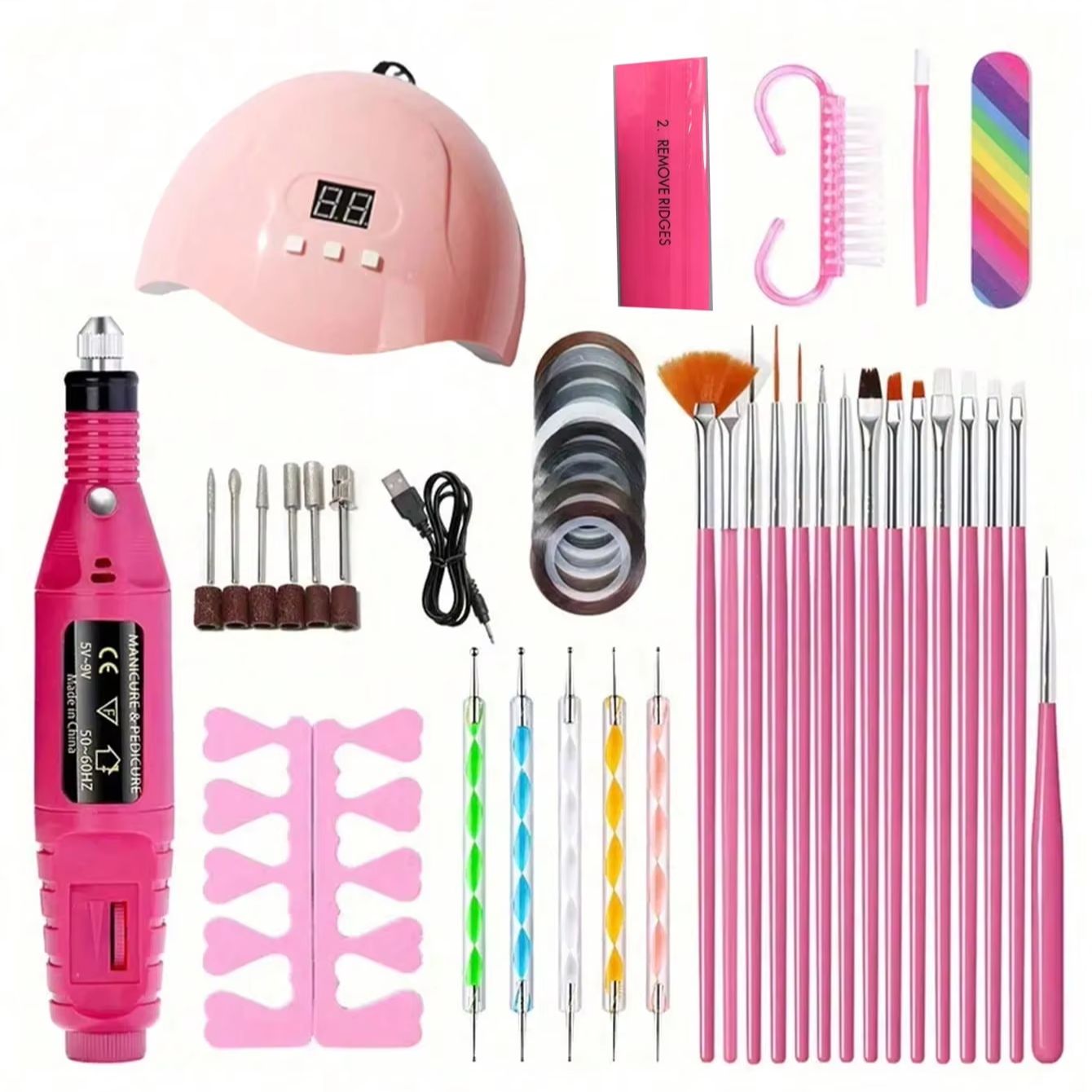 Kit d'extension d'ongles en ge - Exposure Unit Uv avis et prix
