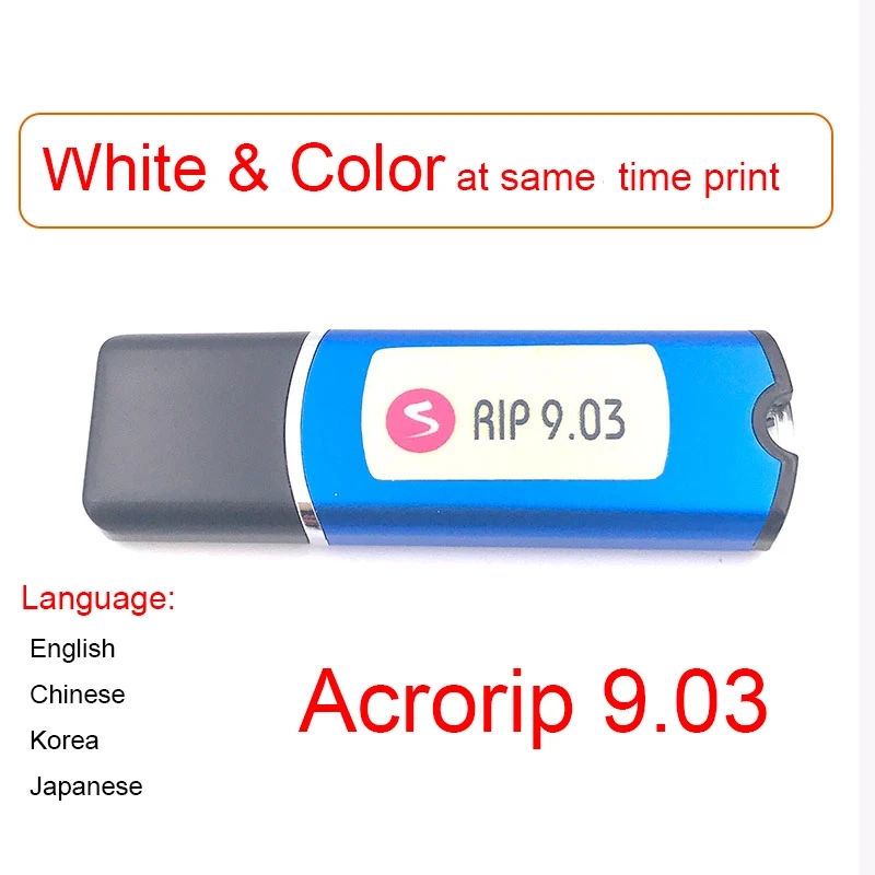 Logiciel AcroRIP White Color v - Color Rip Software Dongle avis et prix