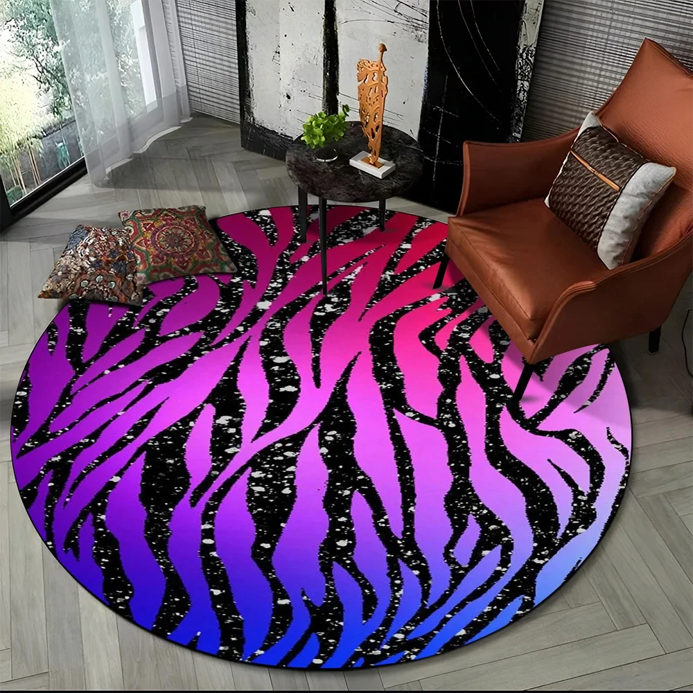 Tapis rond imprimé à rayures z - Commercial Printing Machine avis et prix