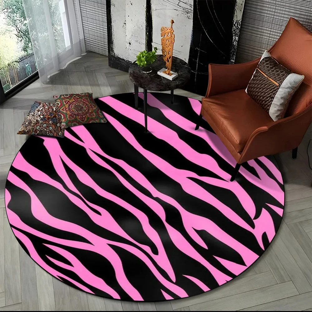 Tapis rond imprimé à rayures z - Commercial Printing Machine avis et prix