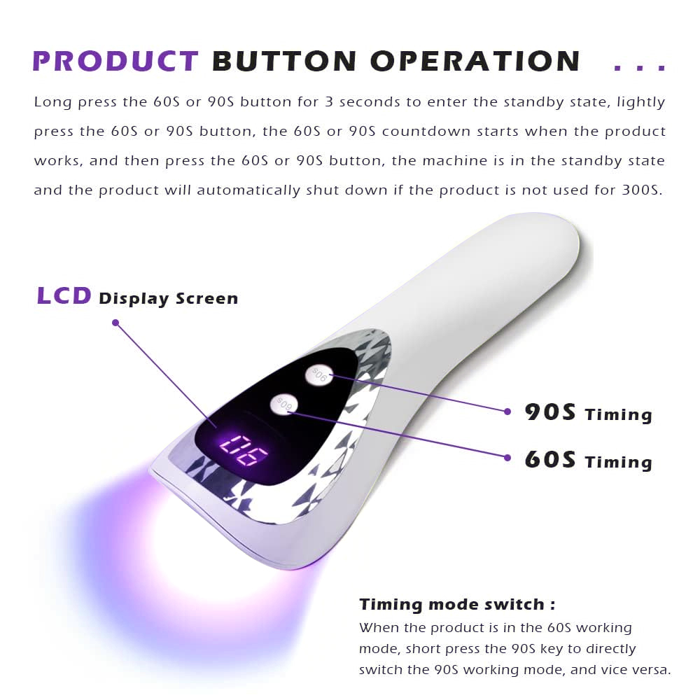 Lampe à ongles UV LED portable - Exposure Unit Uv avis et prix