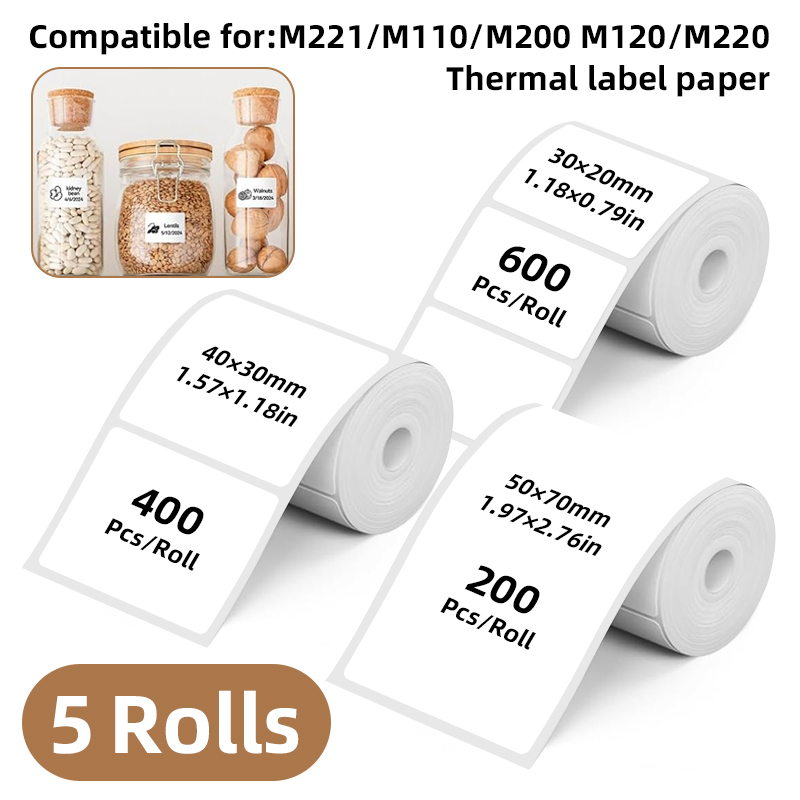 5 rouleaux d'étiquettes autoco - Commercial Printing Machine avis et prix
