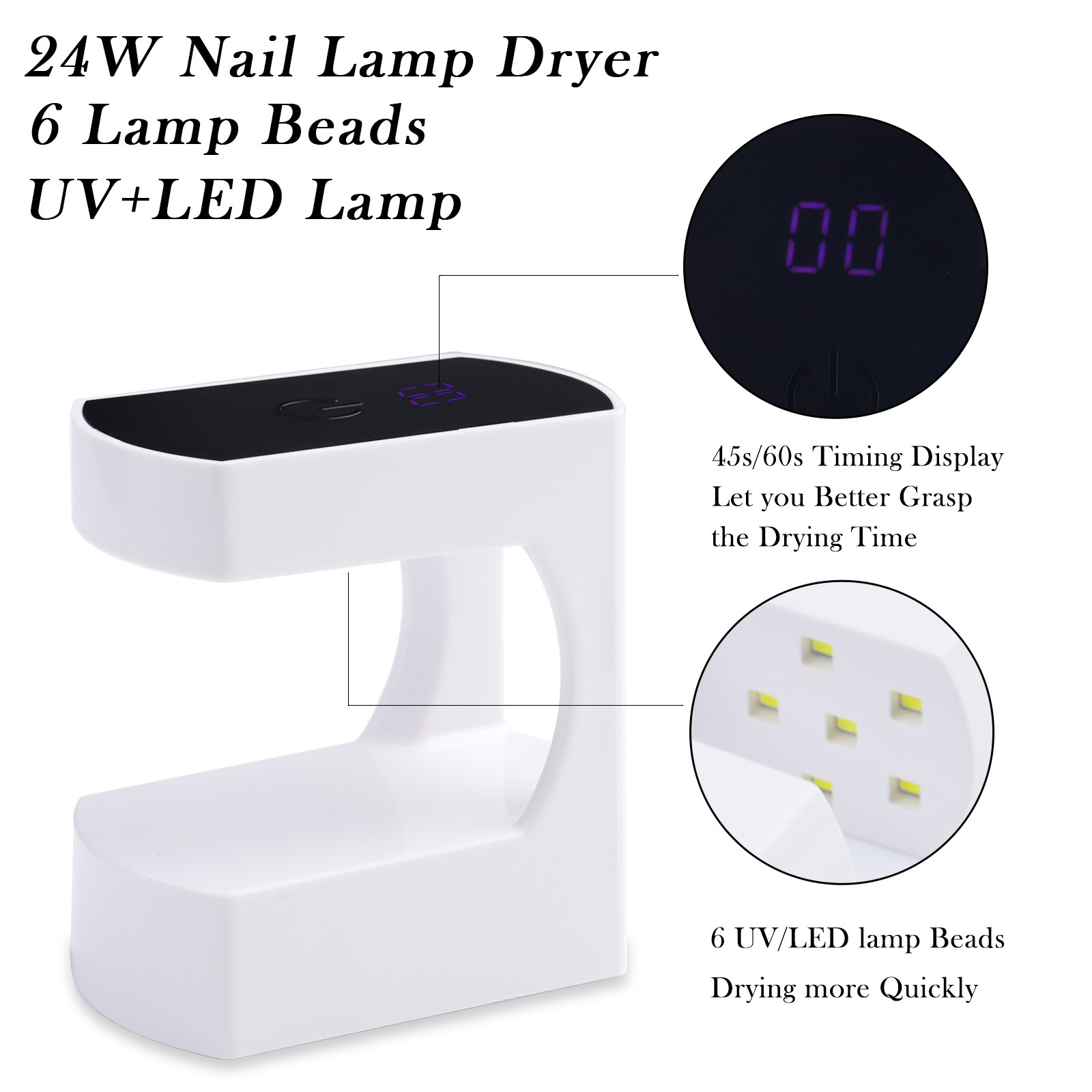 Mini lampe à ongles USB LED et - Exposure Unit Uv avis et prix