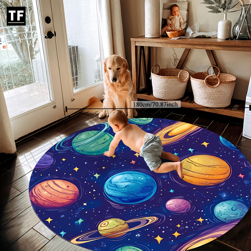 Tapis rond imprimé avec des ét - Commercial Printing Machine avis et prix